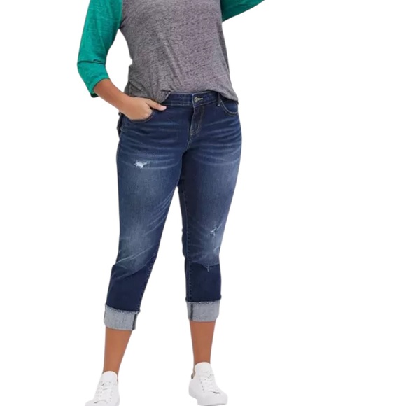 Torrid Gray and Teal Raglan Long Sleeve Top classic fit everyday wear - Picture 4 of 11